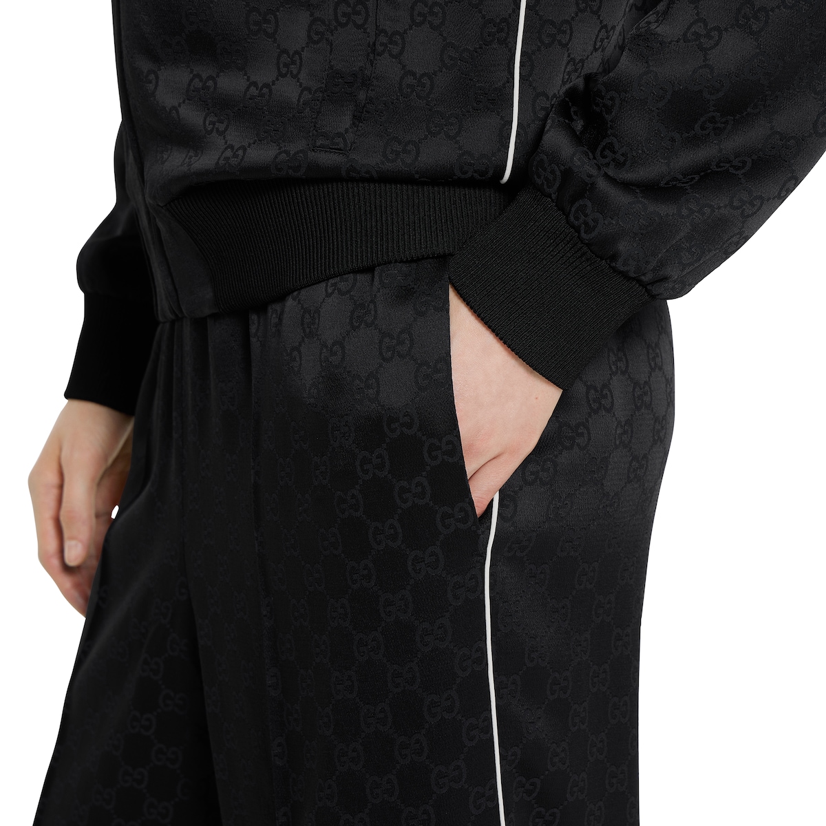 GG jacquard pant in black - thumbnail 5