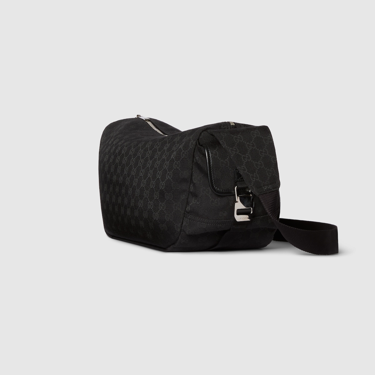 GGキャンバス ラージ クロスボディバッグ ・ブラック GGスプリーム