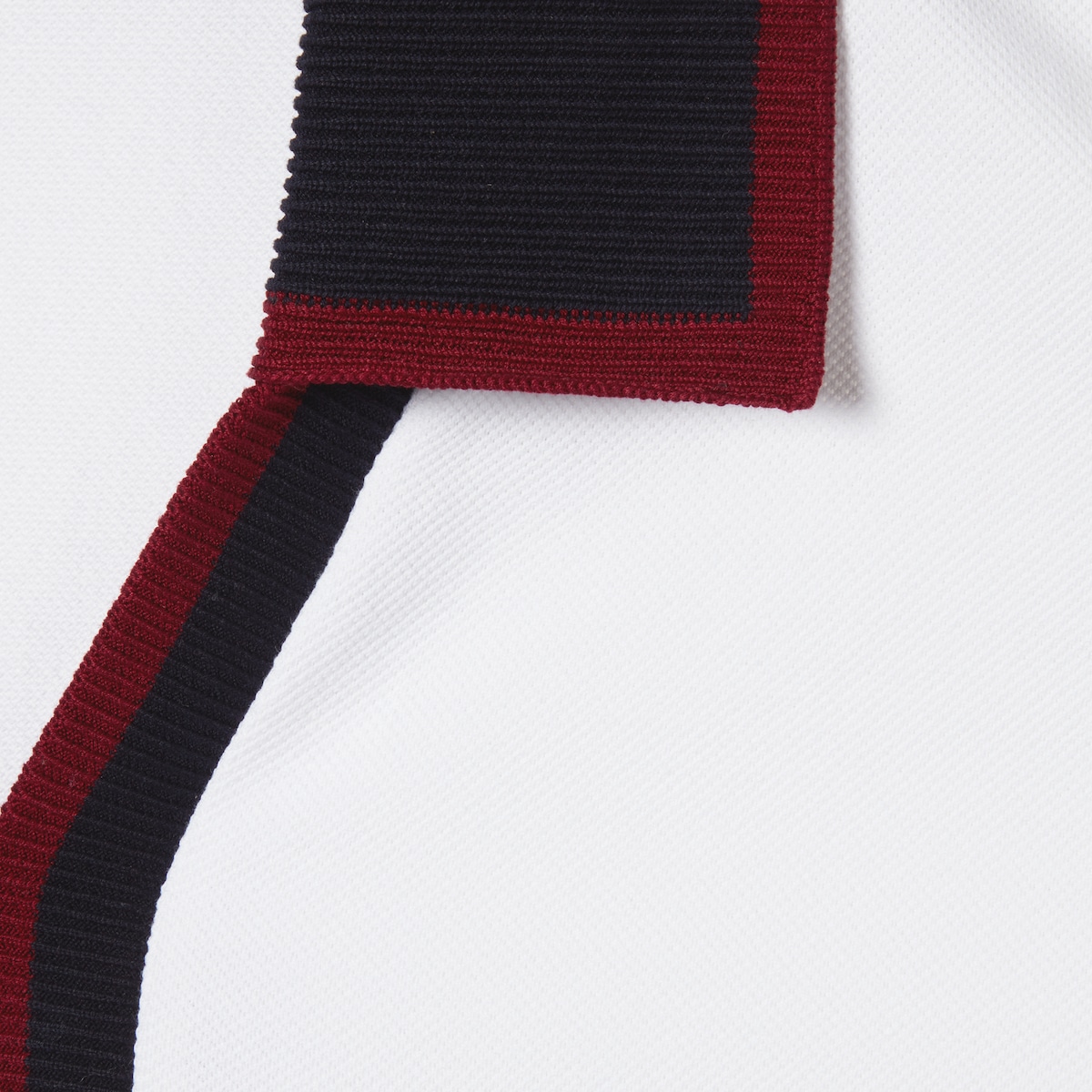 Cotton piquet polo shirt in white | GUCCI® US