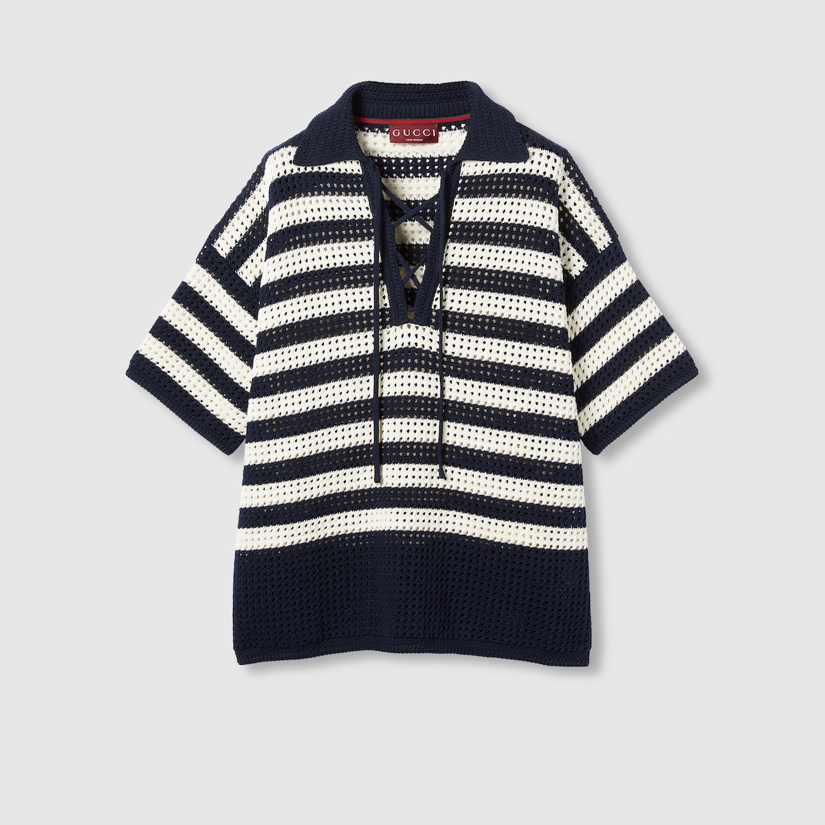 トップス H COTTON NYLON CORD POLO COLLAER KNIT H COTTON NYLON CORD POLO COLLAER KNIT