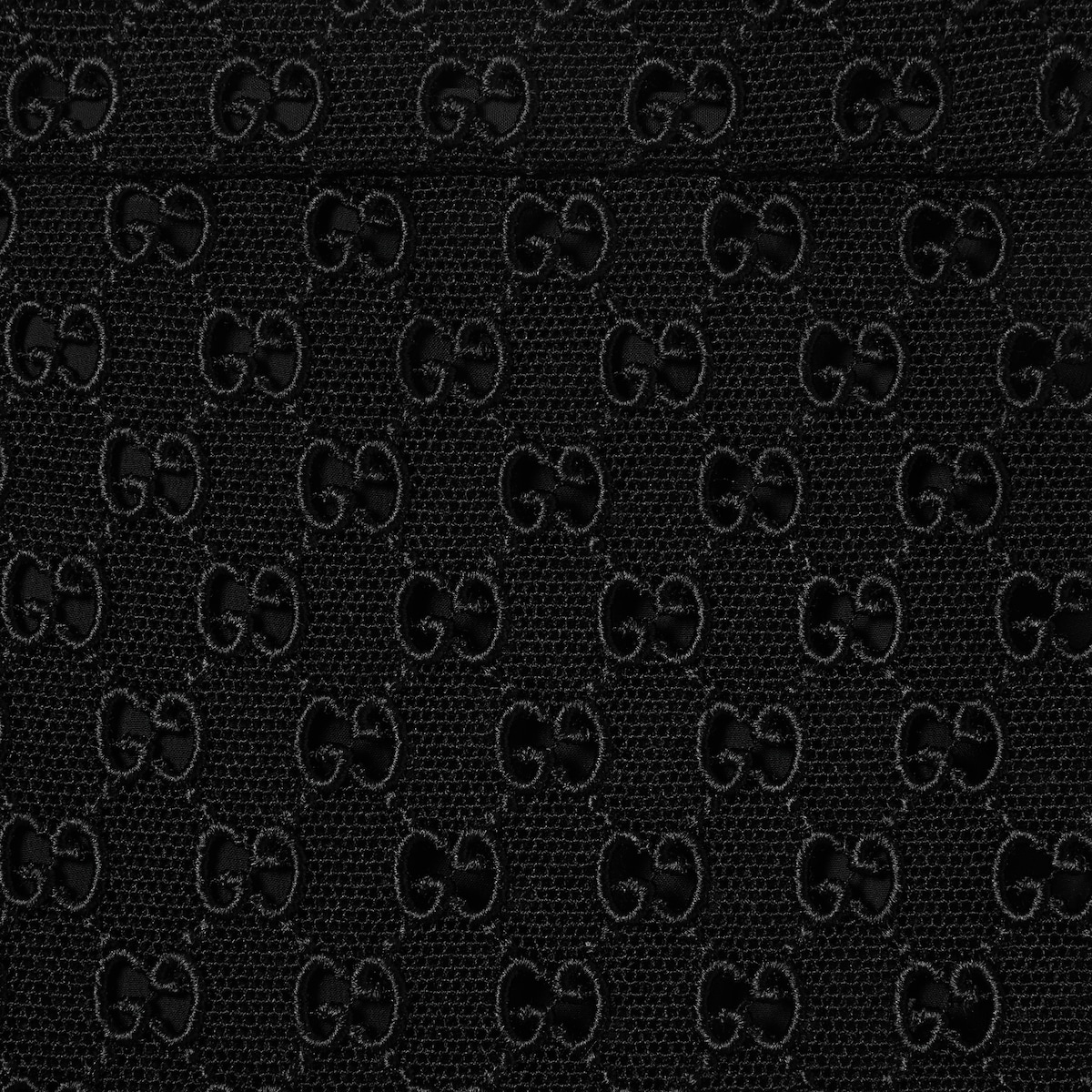 GGマクラメ スカート ・ブラック | GUCCI公式