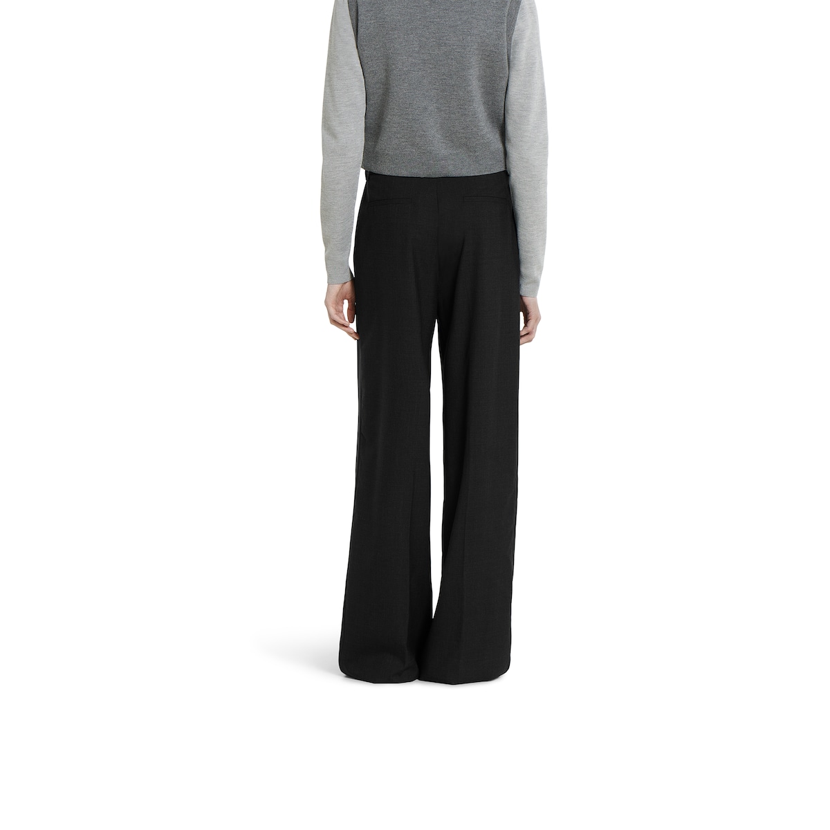 Wool pants with logo in dark grey | GUCCI® US