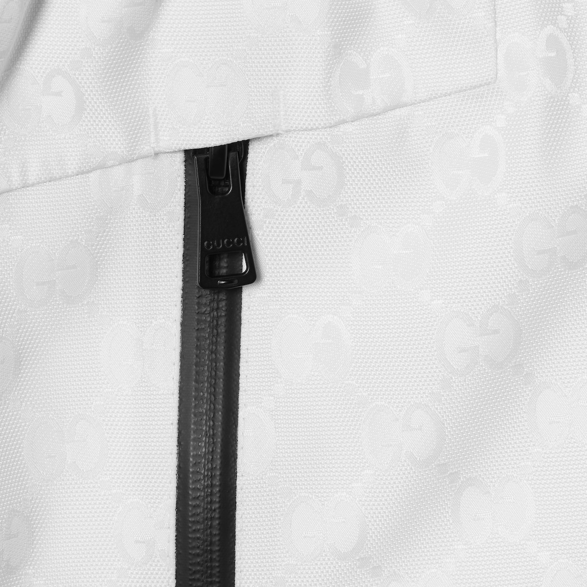 GG technical fabric jacquard pants in white