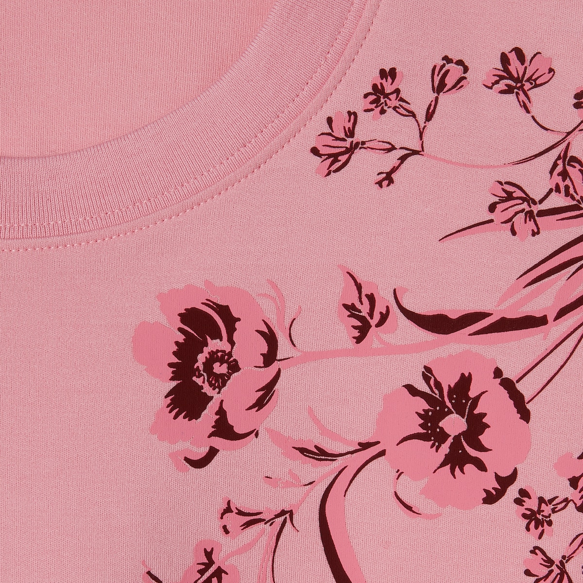 プリント ソフトコットンジャージー Tシャツ ・ピンク | GUCCI公式 プリント ソフトコットンジャージー Tシャツ ・ピンク | GUCCI公式