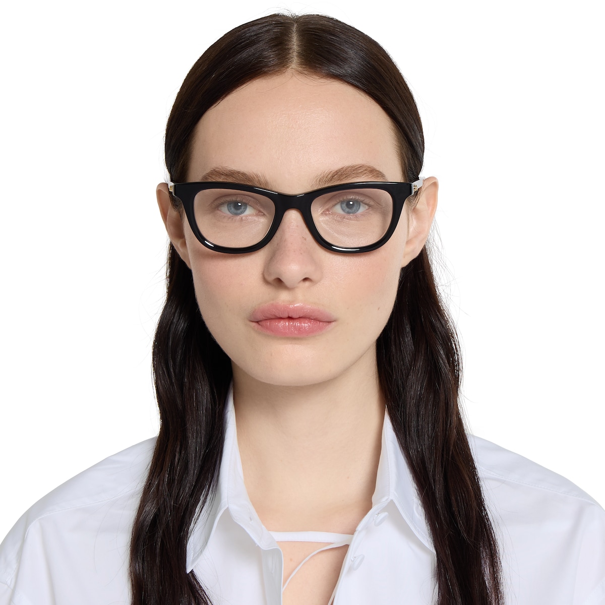 G_kiku。 Cat eye optical frame in black | GUCCI® US
