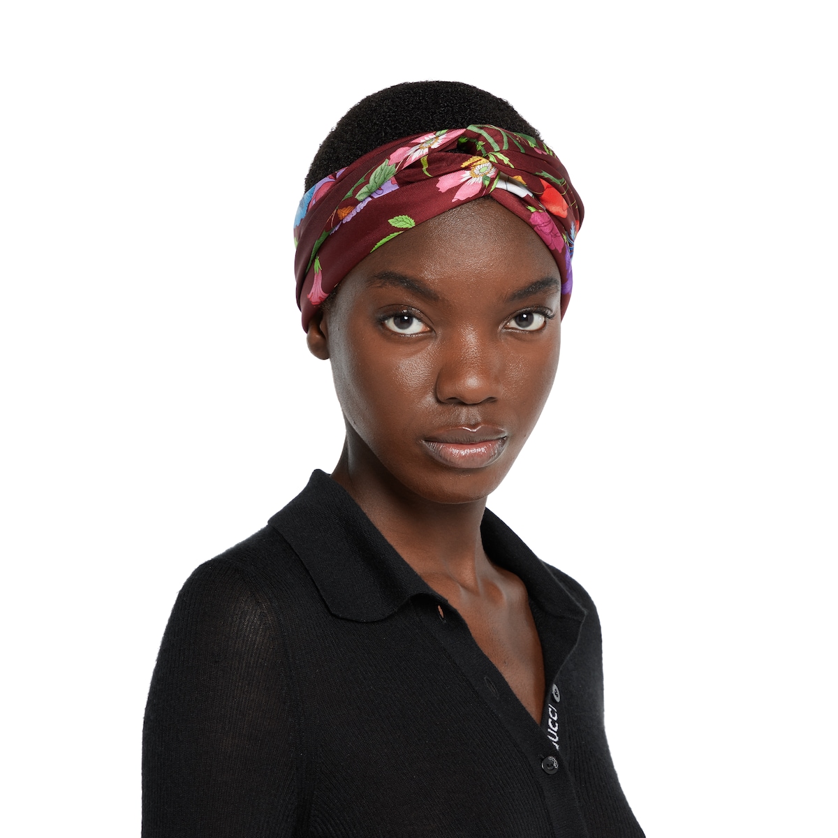 gucci スカーフ グッチ GUCCI スカーフ バンダナ ストール グレー レディース