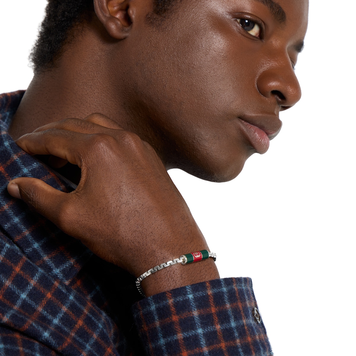 GUCCI 編み込みブレスレット 赤/青　クレスト　貴重 楽天市場】【ジュエリー】GUCCI グッチ Gモチーフ バングル