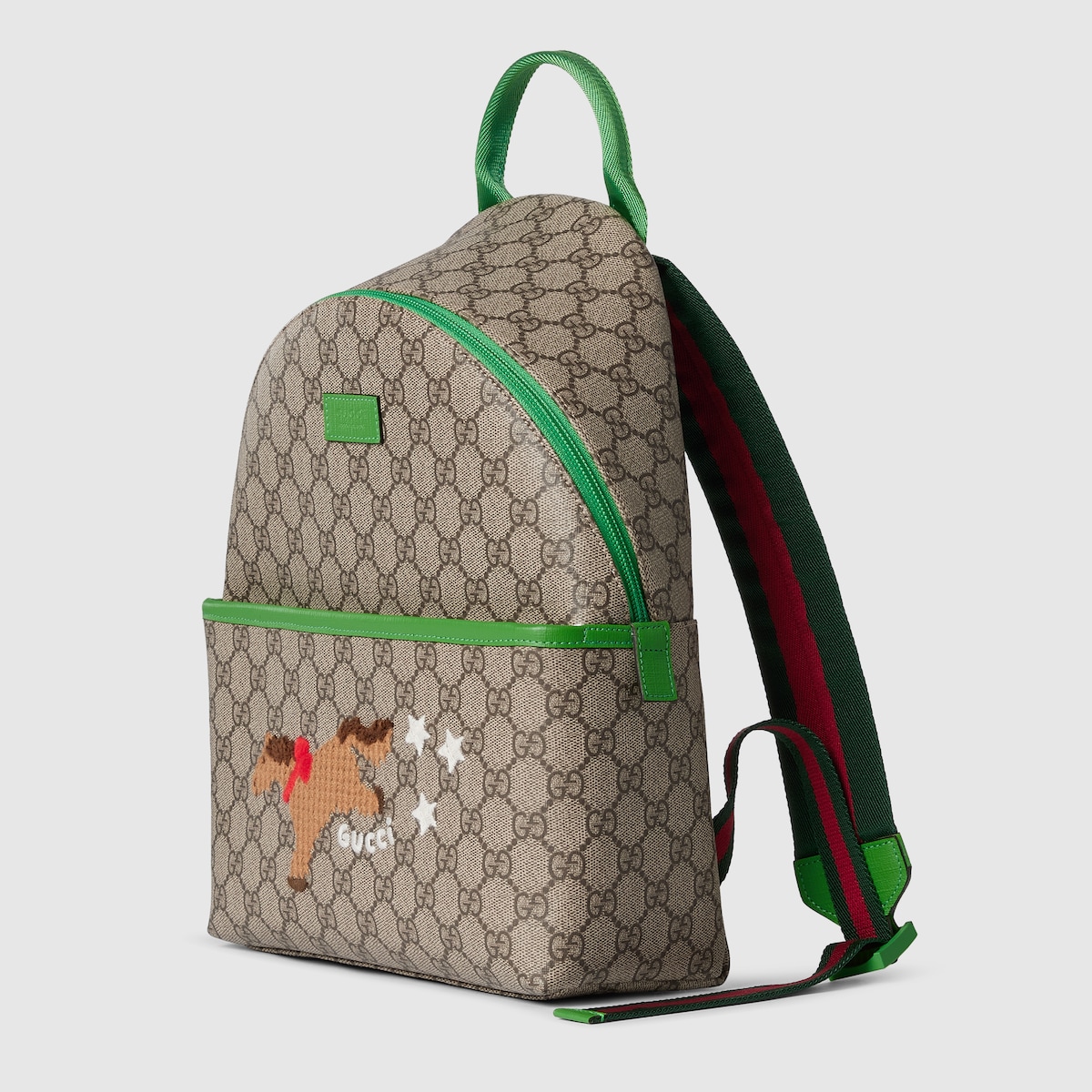 Children's GG backpack in beige and brown GG Supreme - thumbnail 5