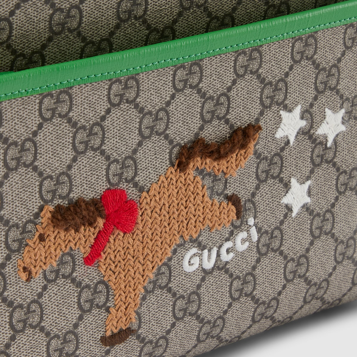 Children's GG backpack in beige and brown GG Supreme - thumbnail 2