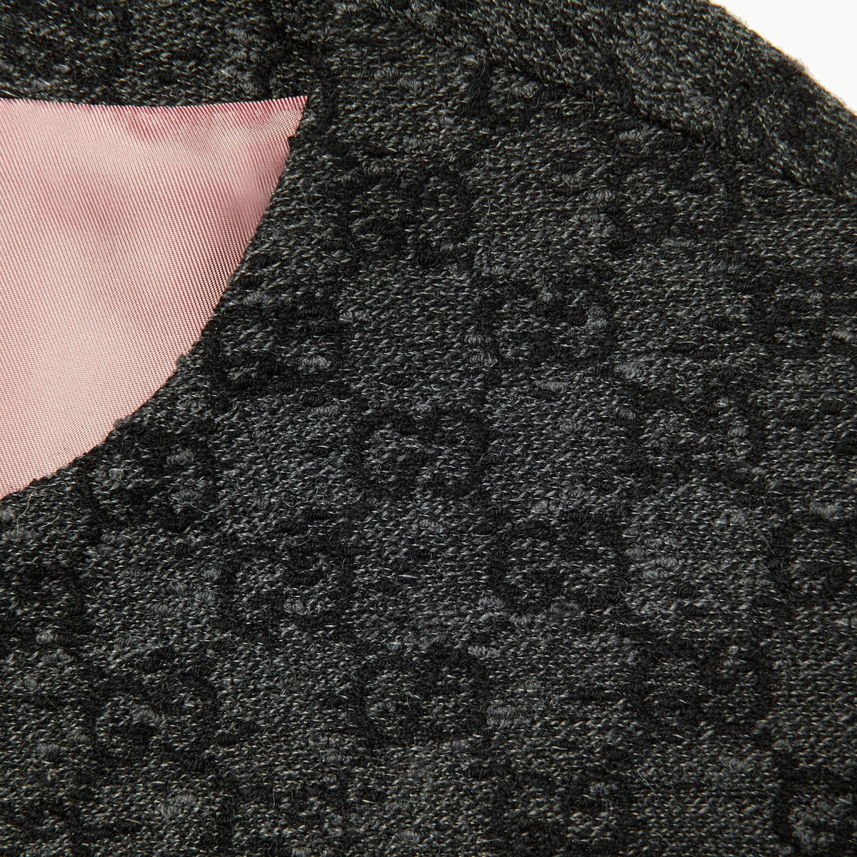 GG boutonné wool tweed jacket in grey and black | GUCCI® NZ
