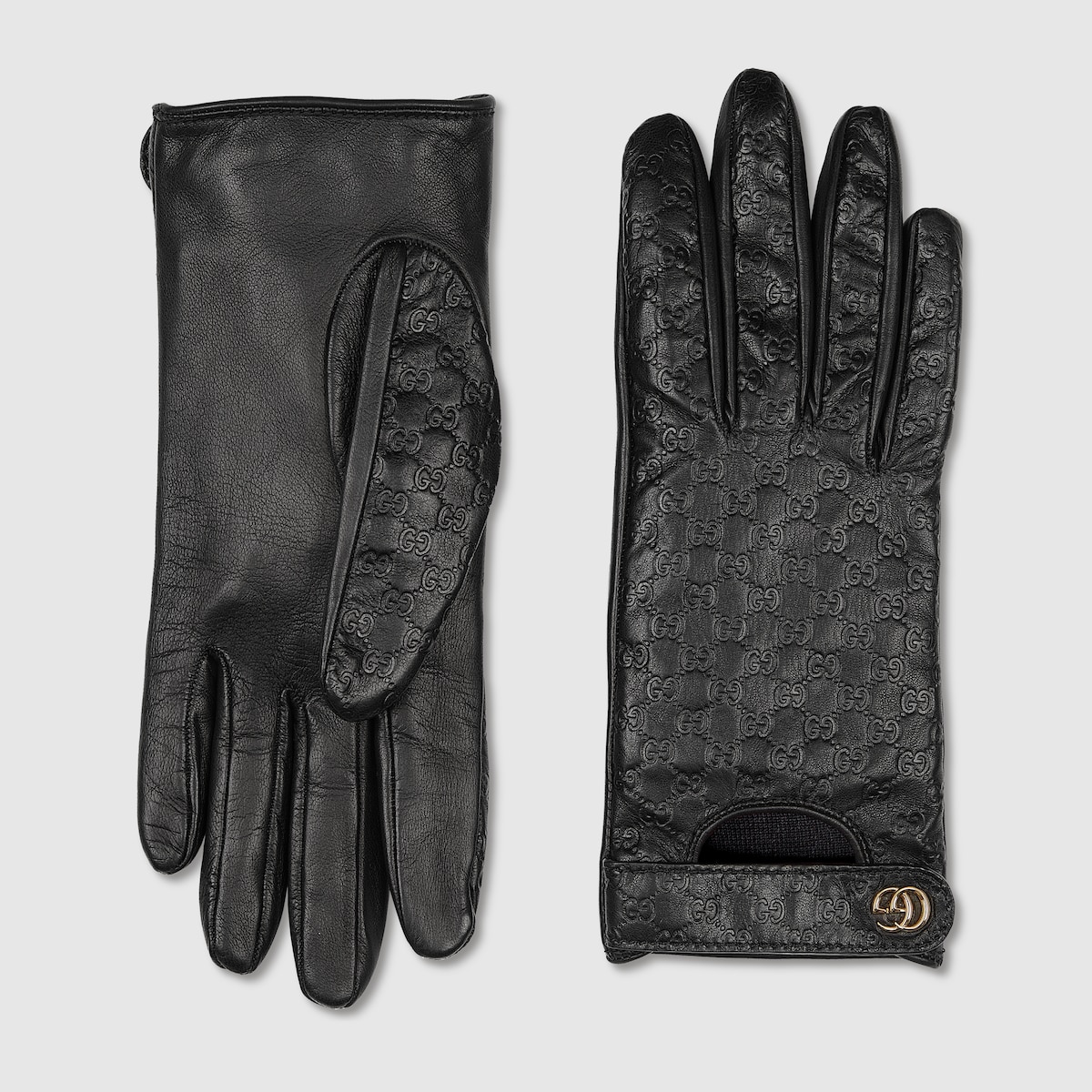 小物 GUCCI Leather Gloves With Interlocking G 小物 GUCCI Leather