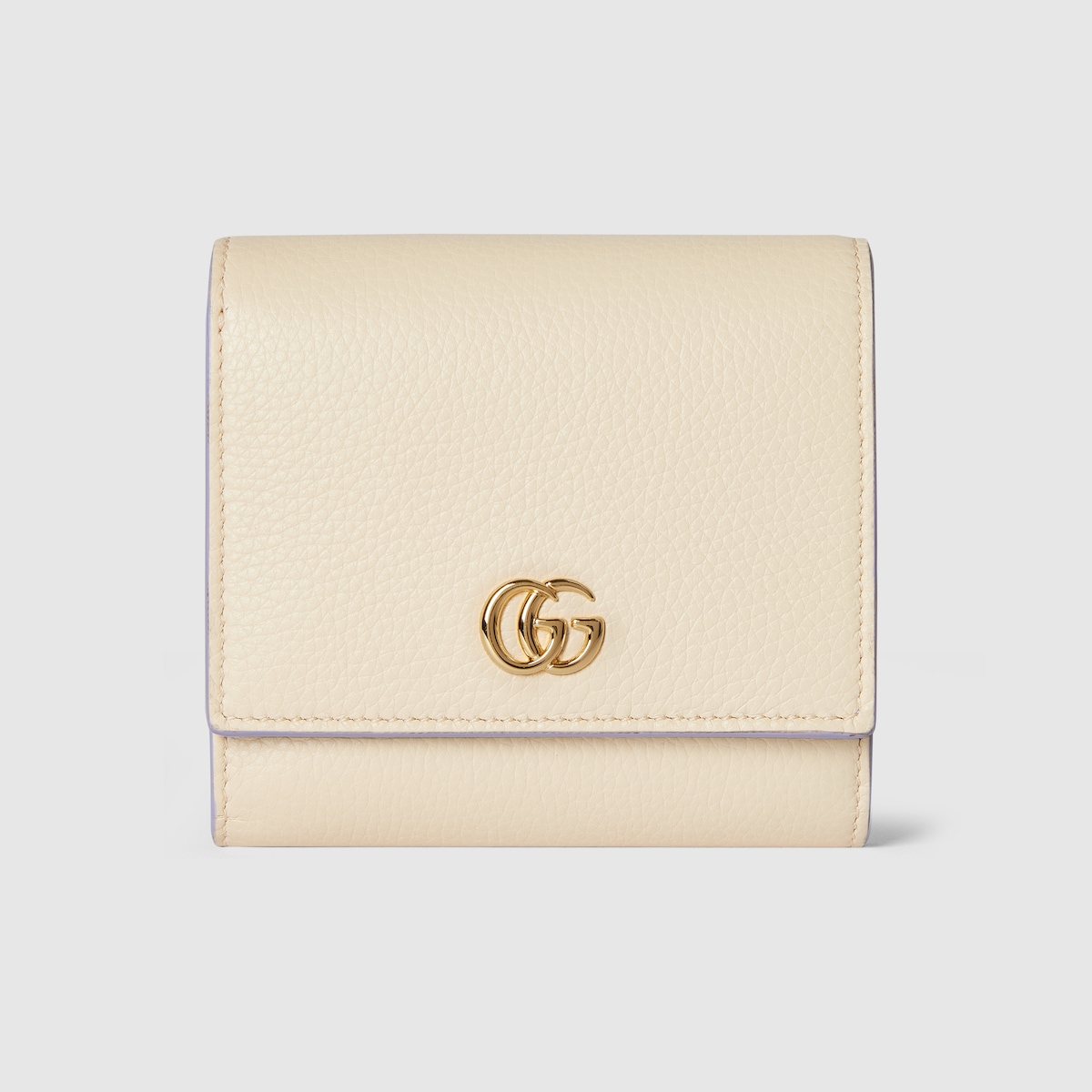 日本限定 ダブルG バイカラー ミディアム ウォレット ・アイボリー