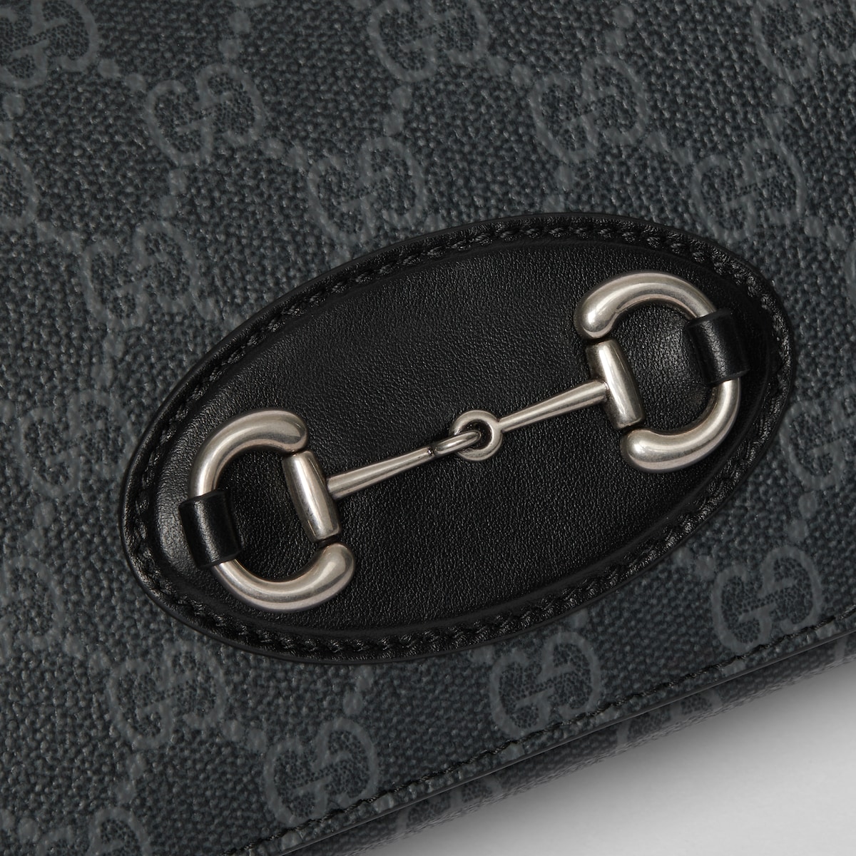 Gucci Horsebit 1955 mini bag in beige and brown GG Supreme - thumbnail 10