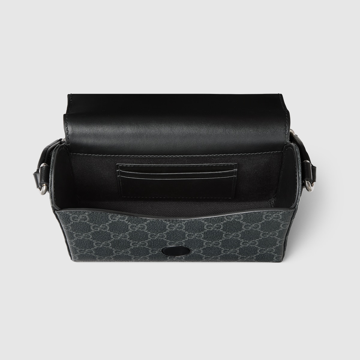 グッチ ホースビット 1955〕ミニバッグ ・ブラック GGスプリーム