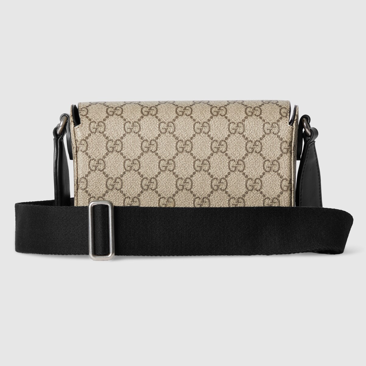 Gucci Horsebit 1955 mini bag in beige and brown GG Supreme - thumbnail 3