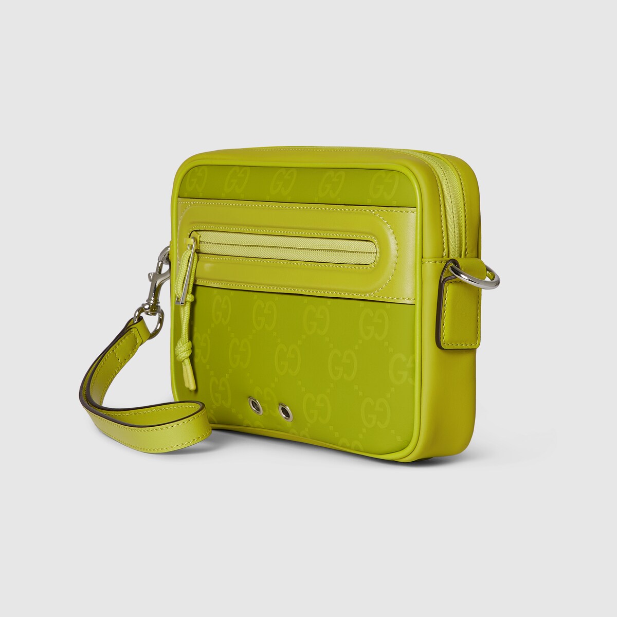 グッチ エッジ〕スモール クロスボディバッグ ・アシッドグリーン GG