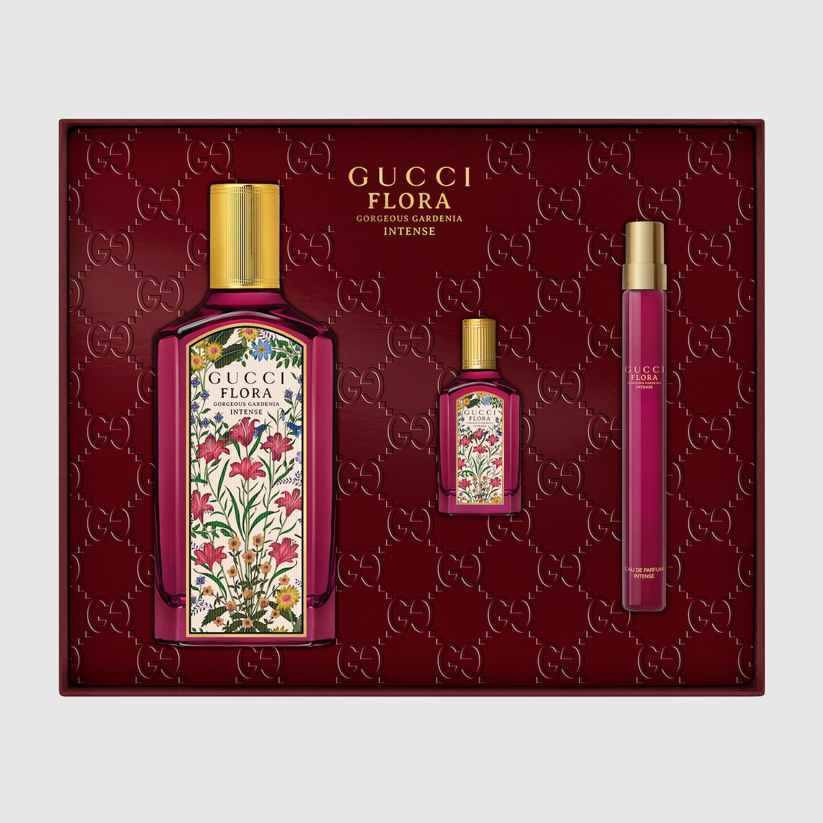 Gucci Flora Gorgeous Gardenia Intense gift set in eau de parfum