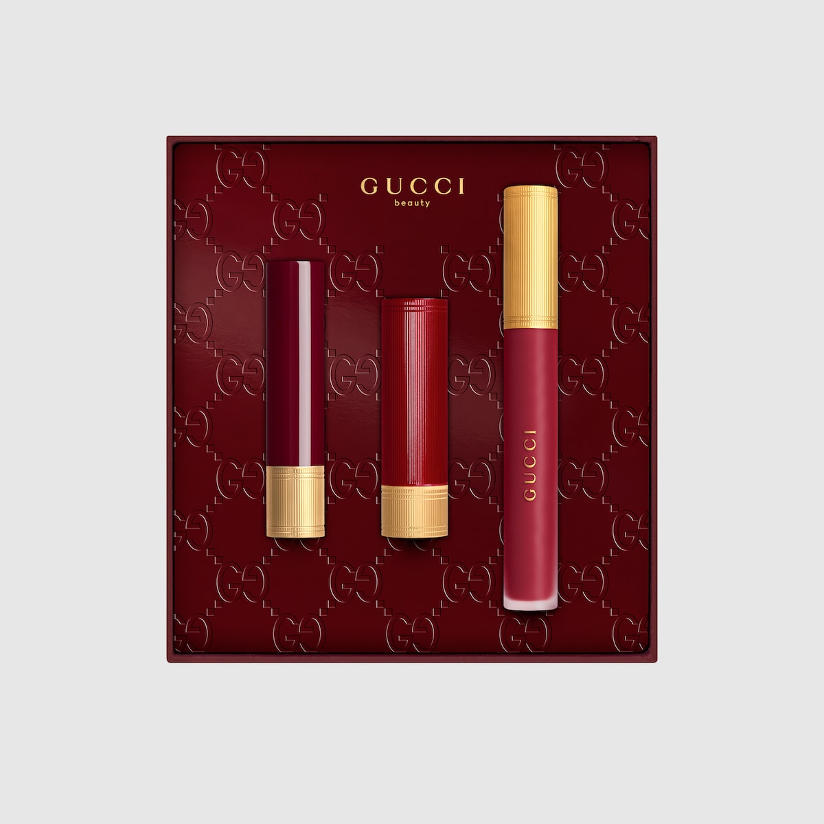 509 Gucci Rosso Ancora lipstick trio gift set in 509 Gucci Rosso Ancora - thumbnail 4