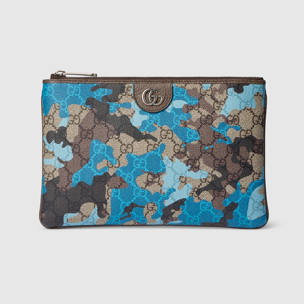 GG ポーチ ・ブルー GG ファブリック | GUCCI公式