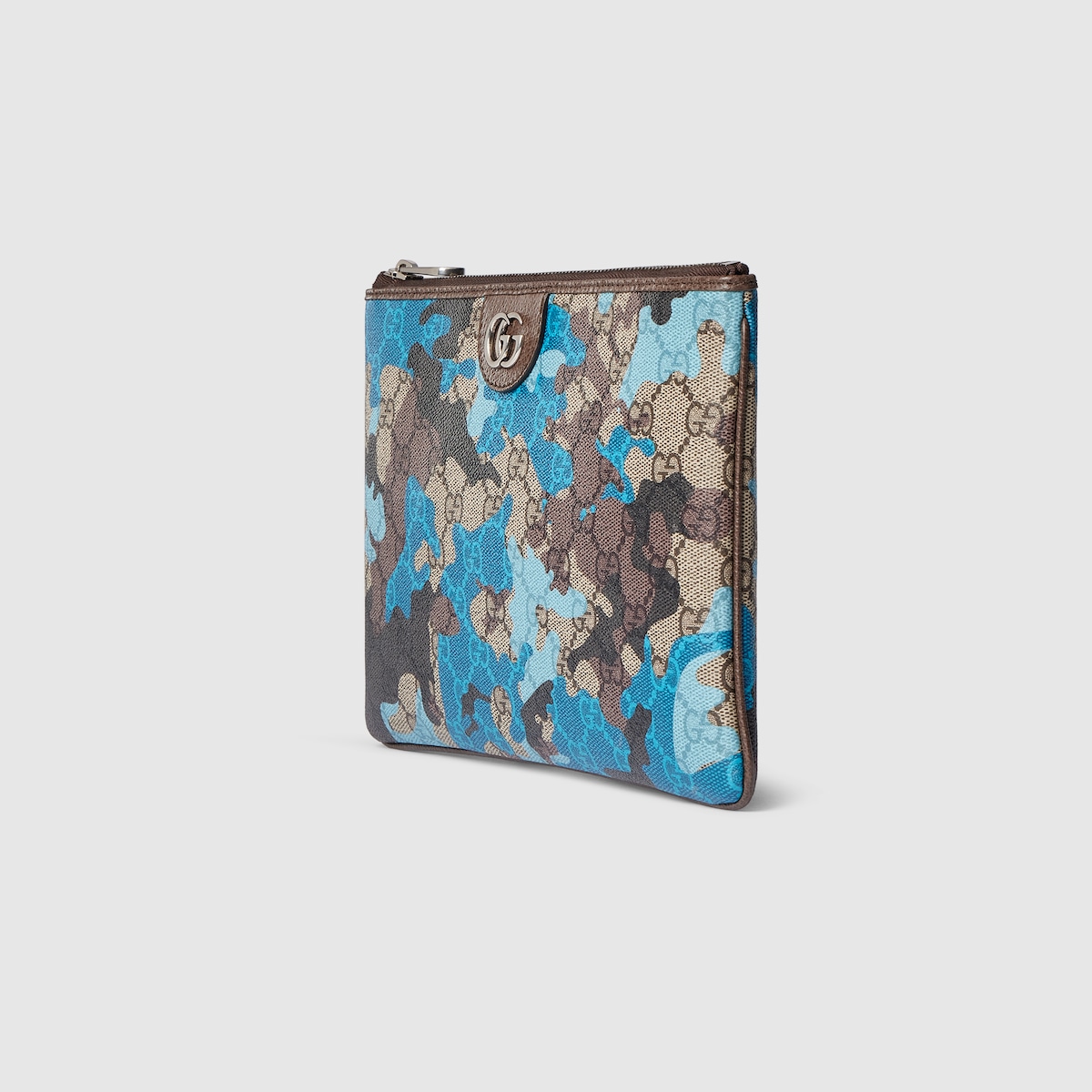 GG ポーチ ・ブルー GG ファブリック | GUCCI公式