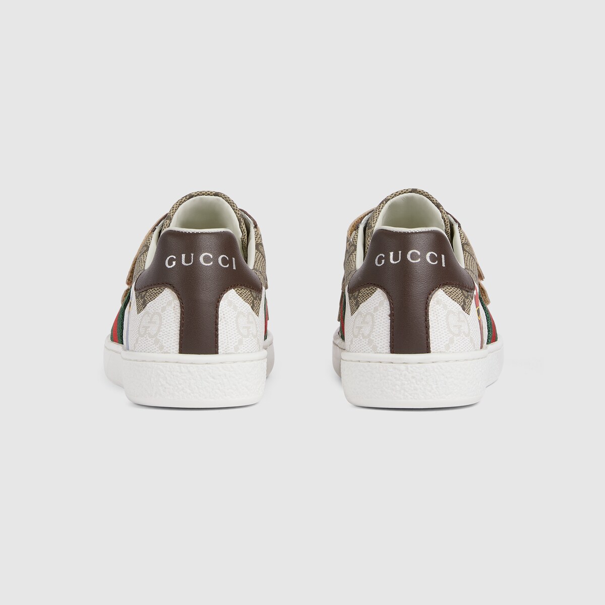 Children's Ace sneaker in beige and brown GG Supreme - thumbnail 4