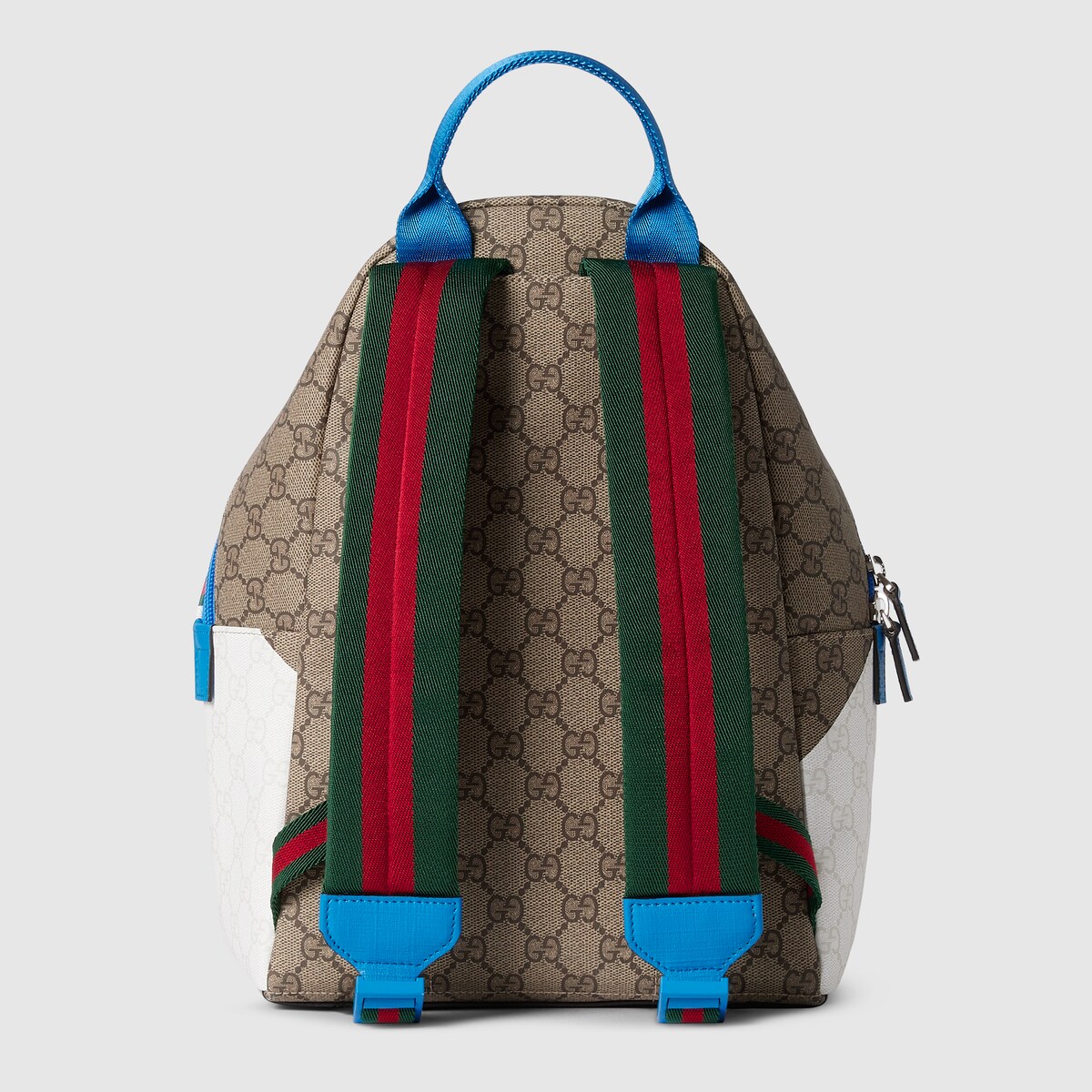 Children's printed GG backpack in beige and brown GG Supreme