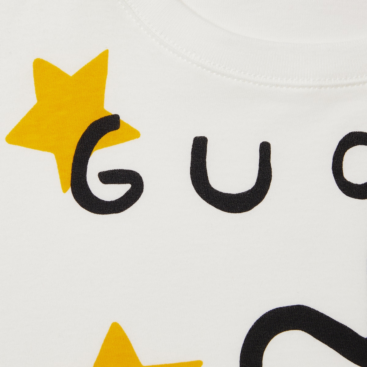 チルドレンズ〕プリント コットン Tシャツ ・ホワイト | GUCCI公式