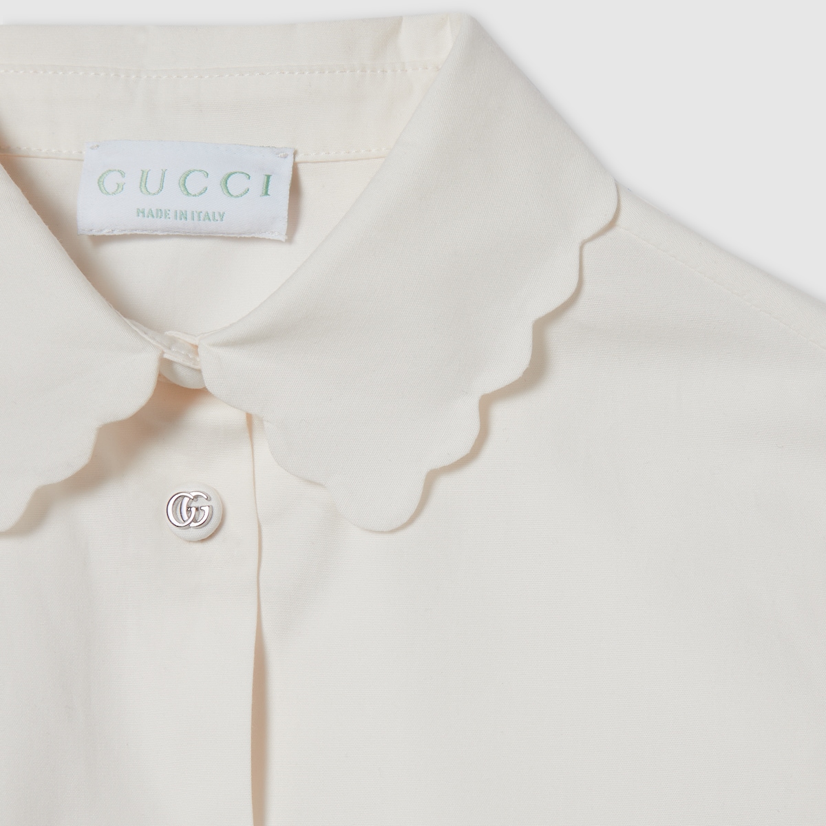 GUCCIチルドレンシャツ チルドレンズ〕コットン シャツ ・ホワイト | GUCCI公式
