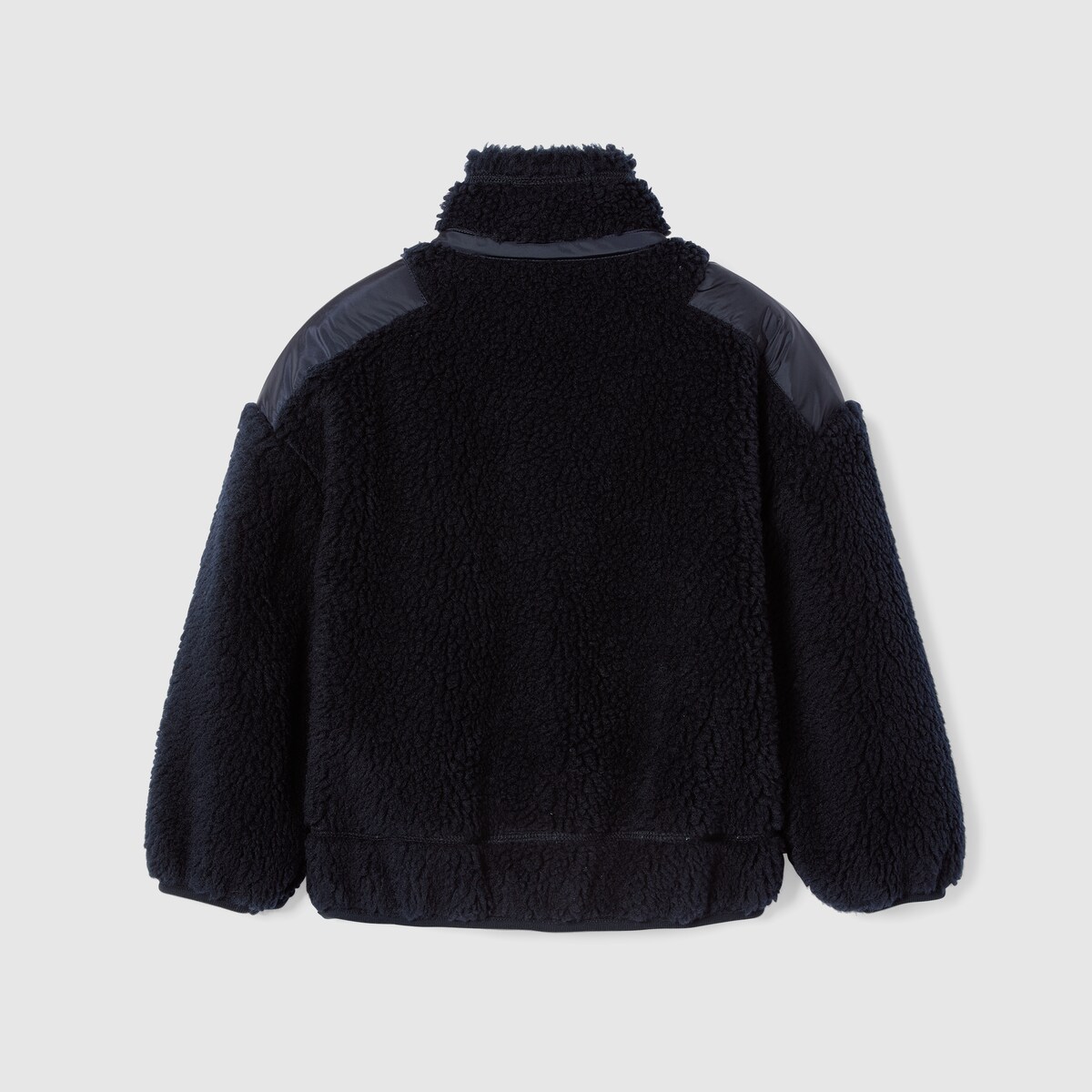 Children's GG fuzzy fabric jacket in dark blue - thumbnail 3