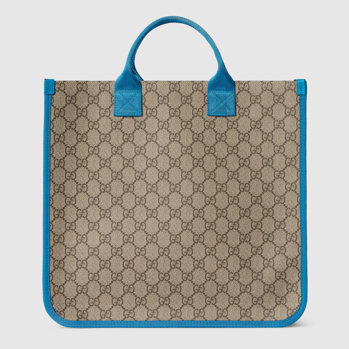 Children's GG tote bag in beige and brown GG Supreme