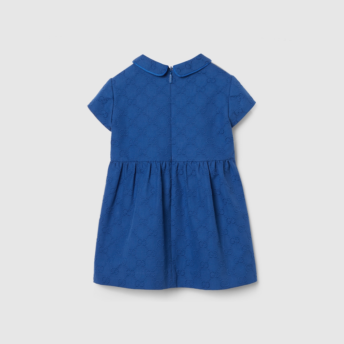 Baby GG cotton dress in light red - thumbnail 4
