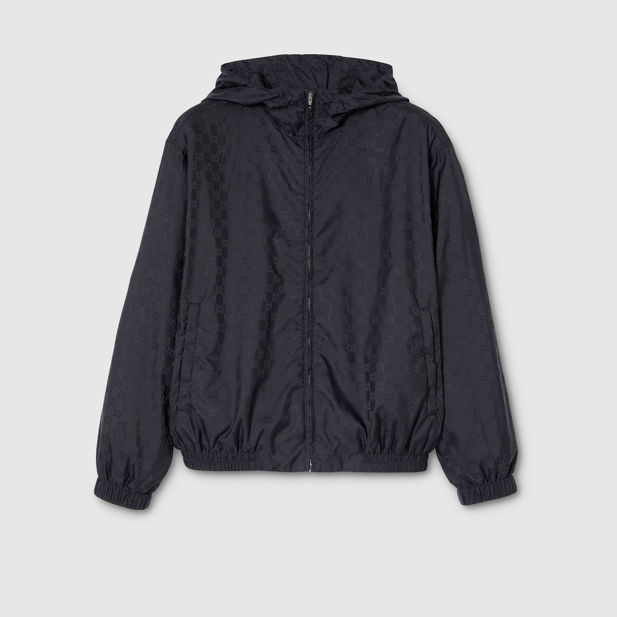 GUCCI アウター GG nylon zip jacket in dark blue | GUCCI® US