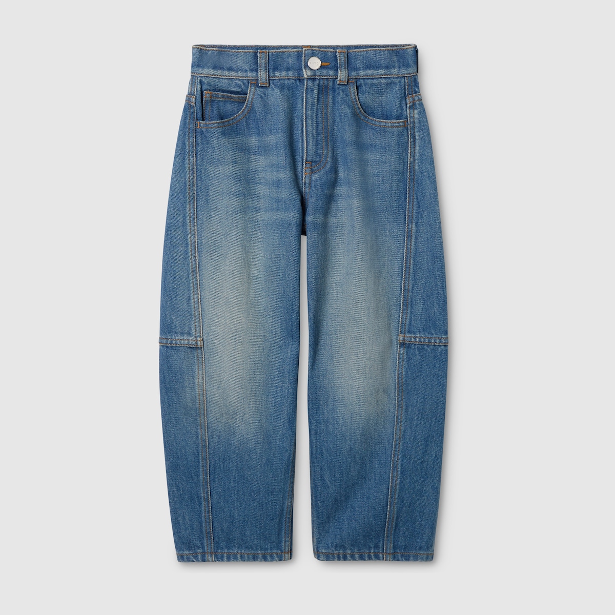 Children's denim pants in blue - thumbnail 4