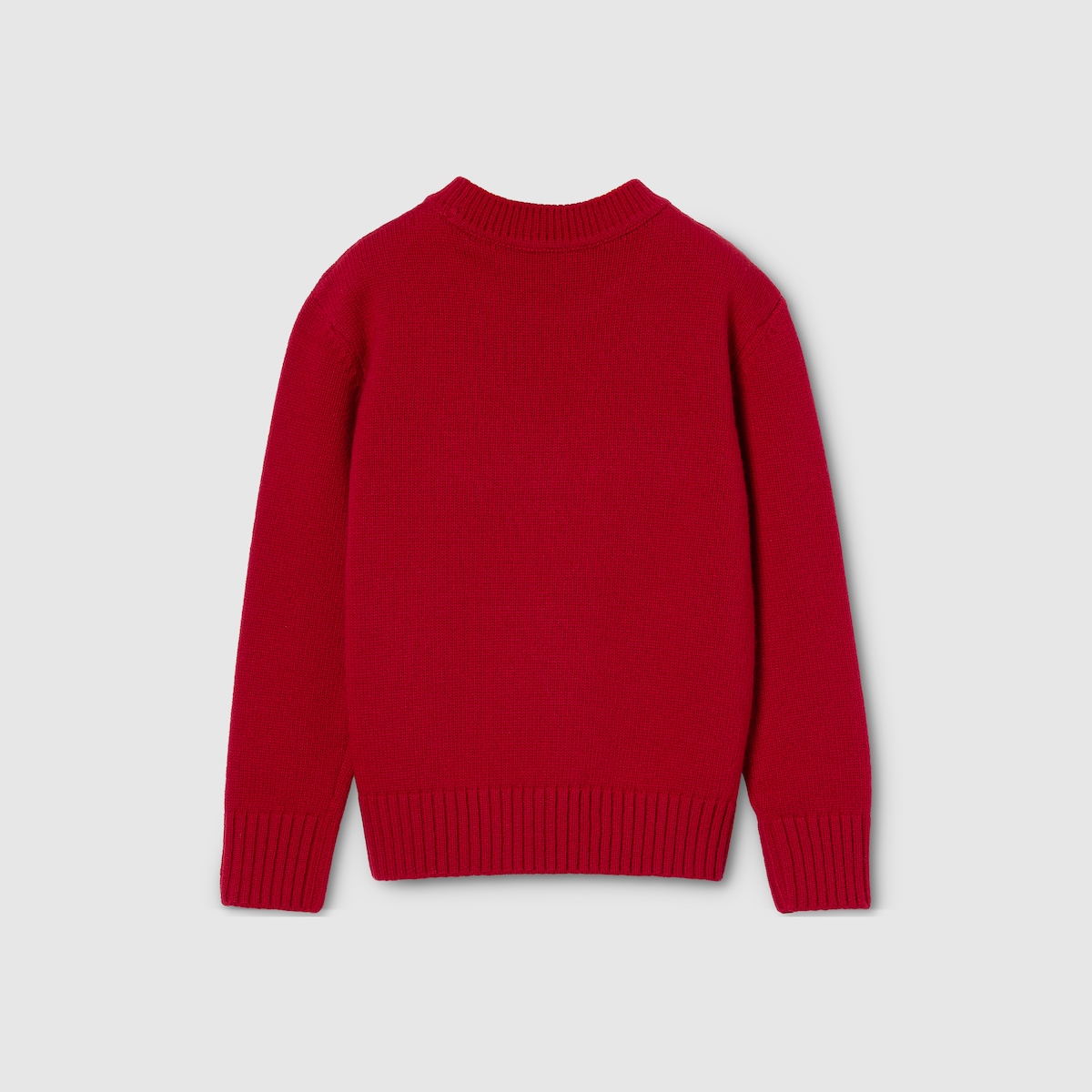 Children's wool sweater in red - thumbnail 2