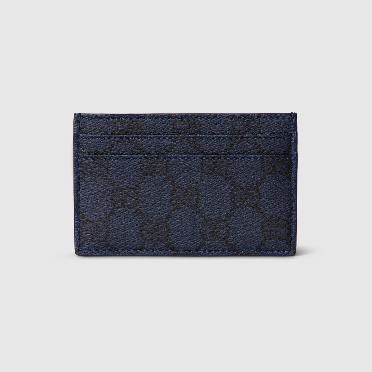 GG card case with print in dark blue GG Supreme