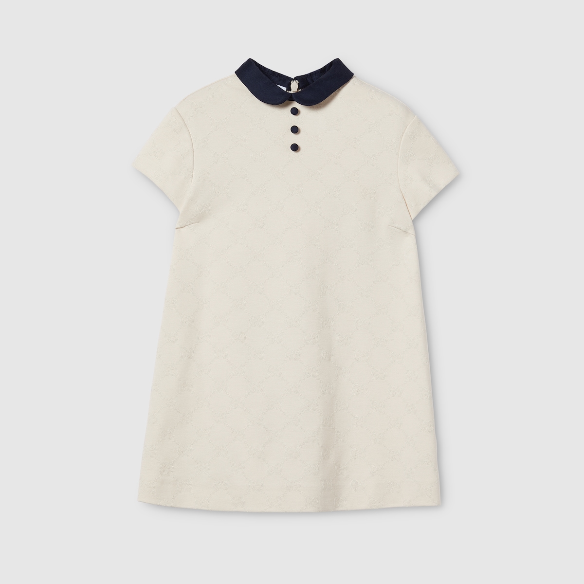 Children's jersey dress in ivory
