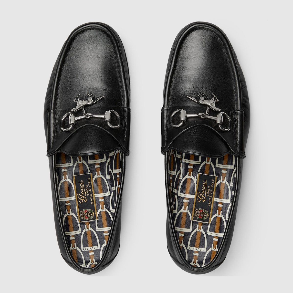 グッチ ホースビット 1953〕チャーム付き メンズ ローファー