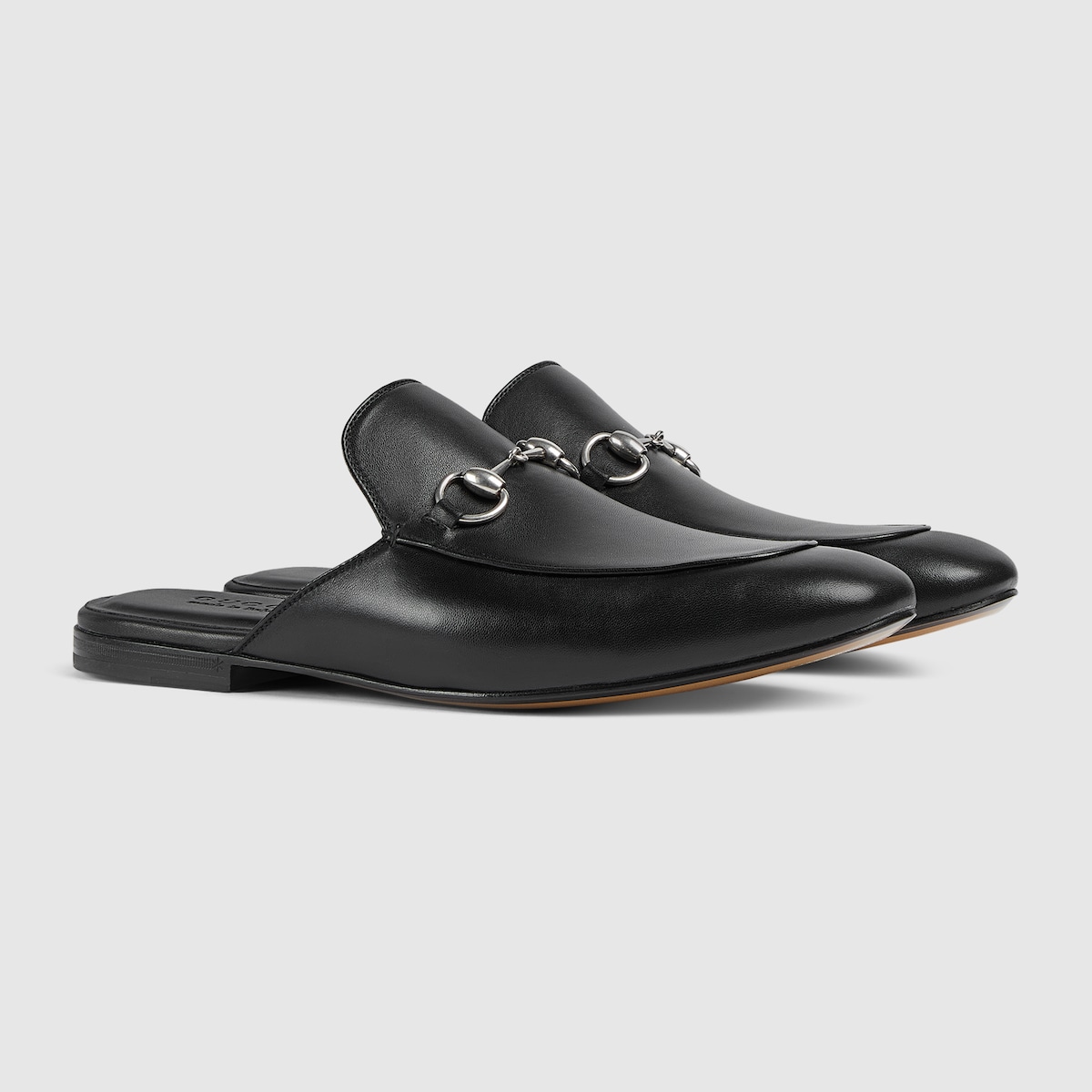 Men's mule with Horsebit in black leather | GUCCI® US