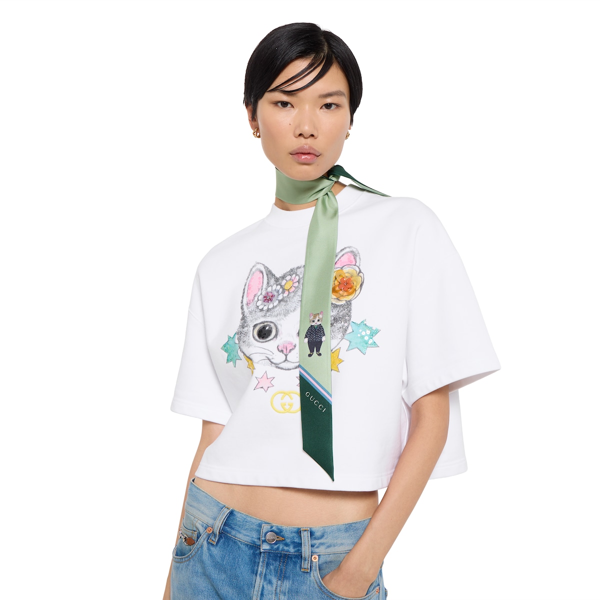 ヒグチユウコ✖️GUCCI 日本限定　シルクリボン　ネックボウ ヒグチユウコ✖️GUCCI 日本限定 シルクリボン ネックボウ