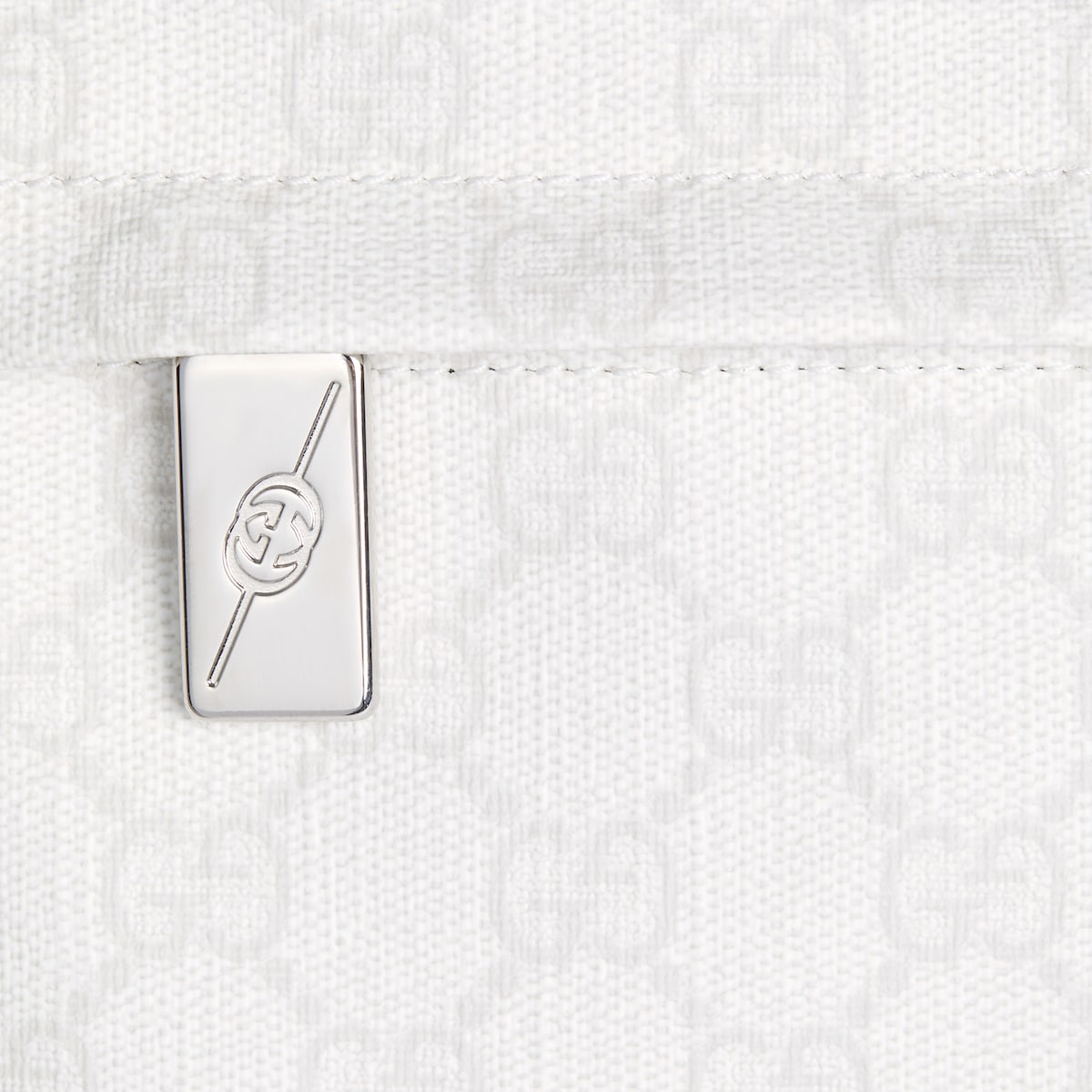 Medium GG crossbody bag in white GG Supreme - thumbnail 3