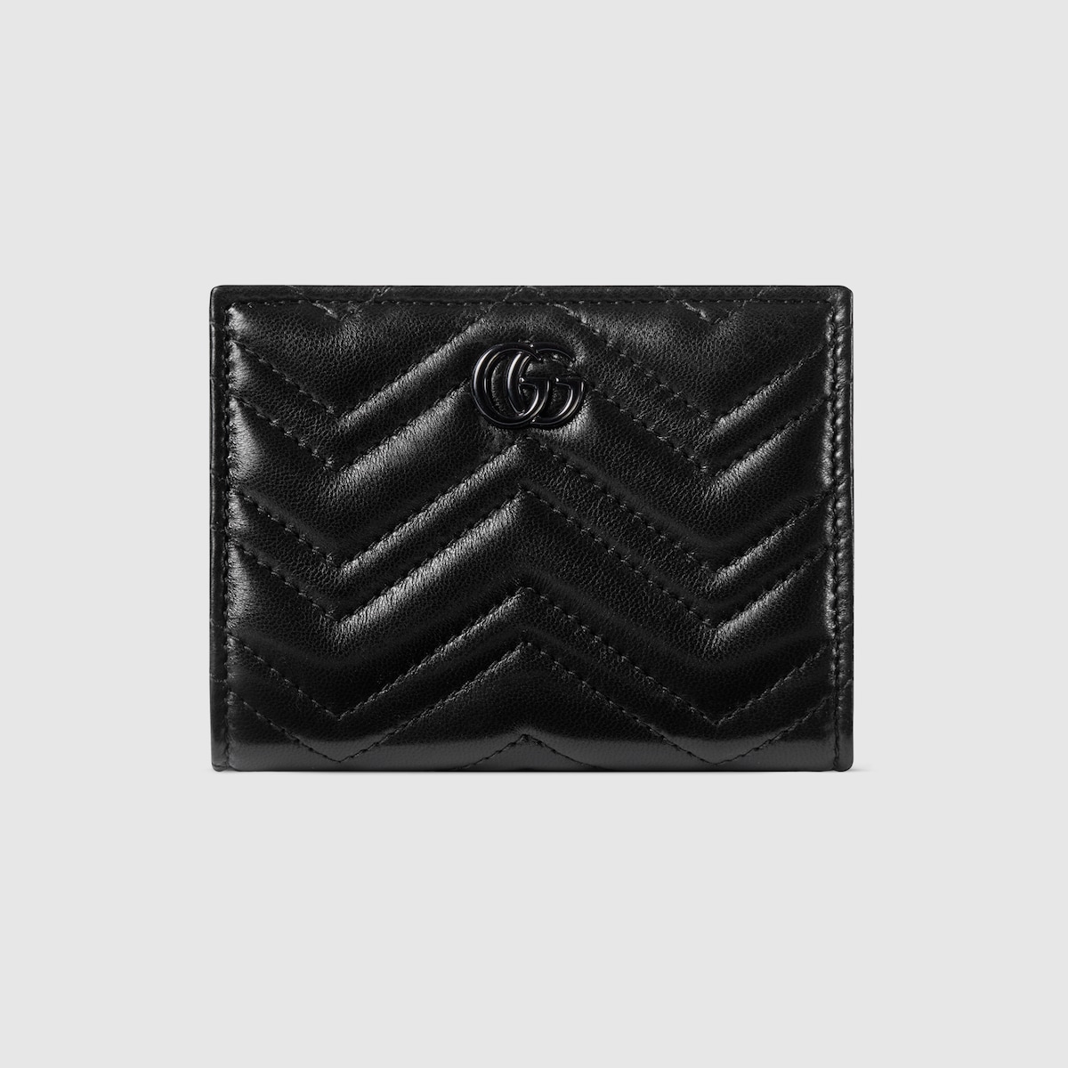 ✨極美品✨GUCCI 二つ折り　財布　マーモント　ダブルG ブラック ダブルG ウォレット ・ブラック レザー | GUCCI公式