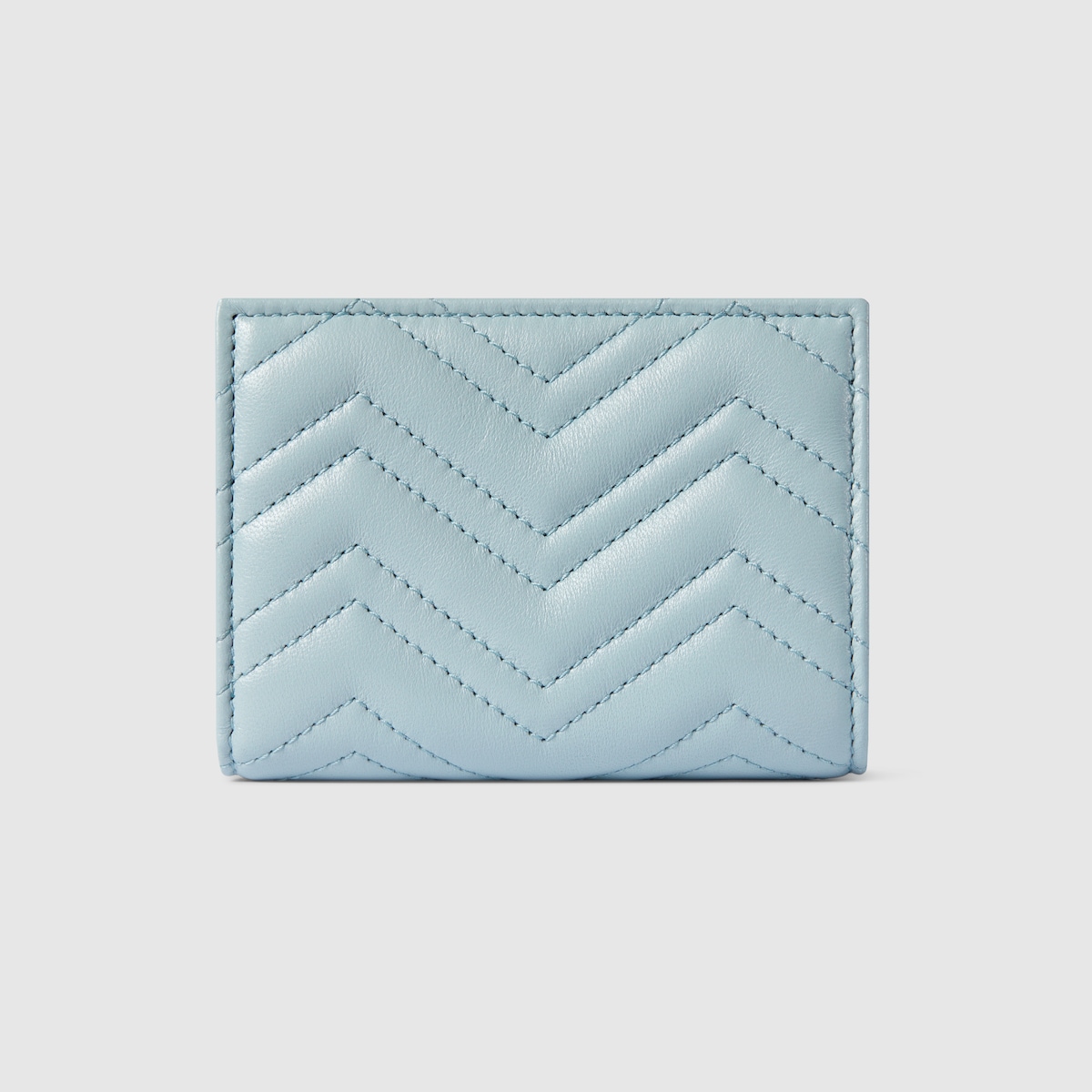 ダブルG ウォレット ・ライトブルー レザー | GUCCI公式
