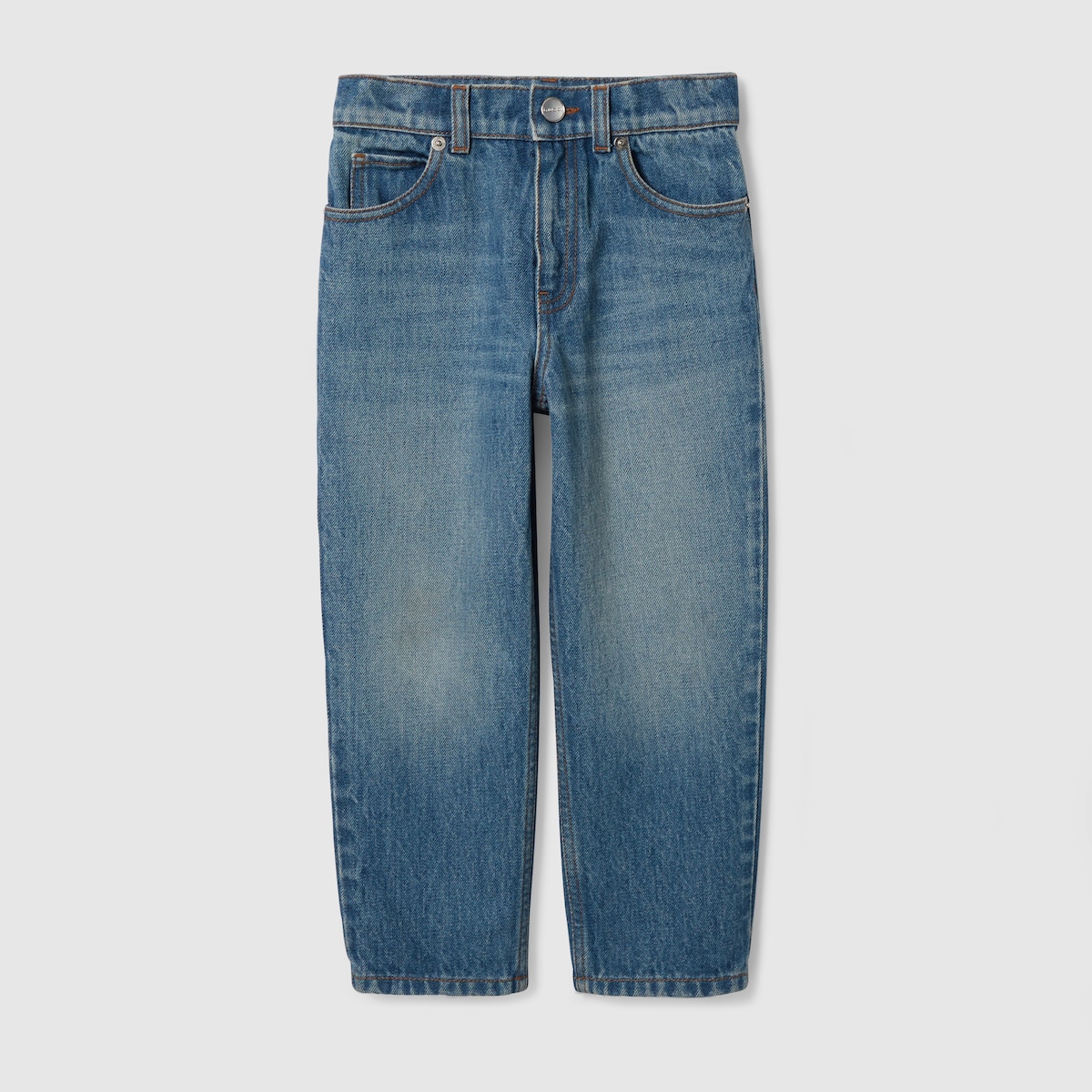 Children's denim pants in blue - thumbnail 4