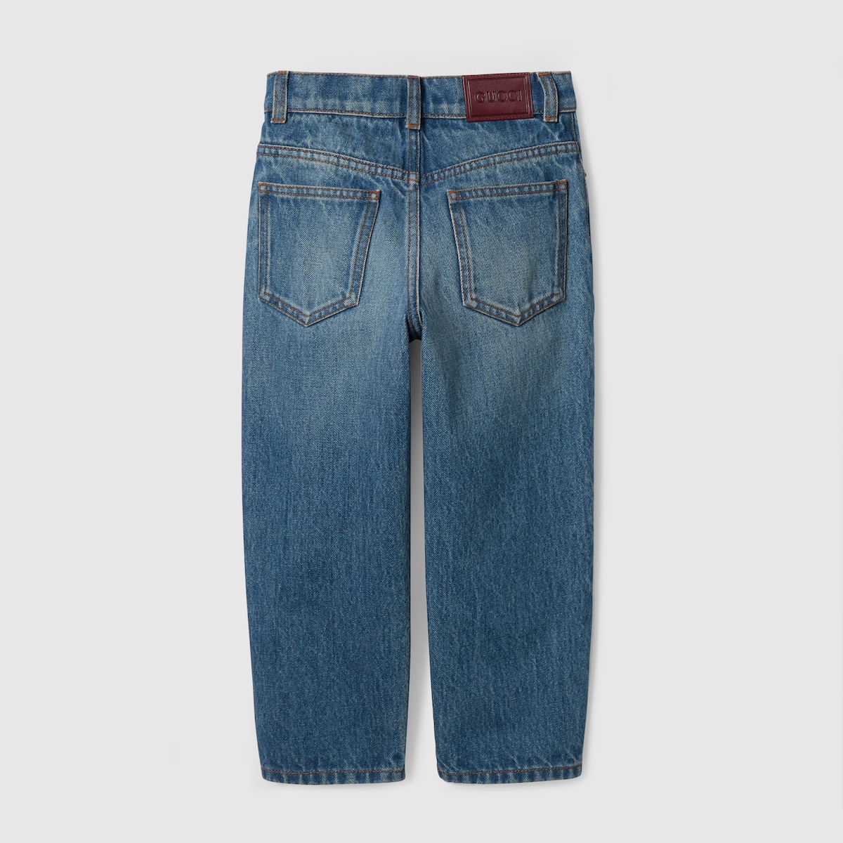 Children's denim pants in blue - thumbnail 3