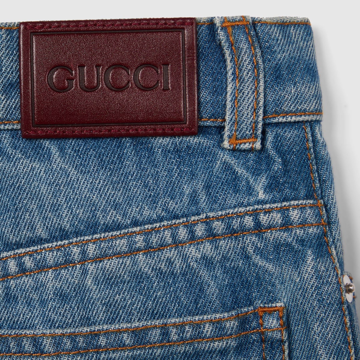 Children's denim pants in blue - thumbnail 2