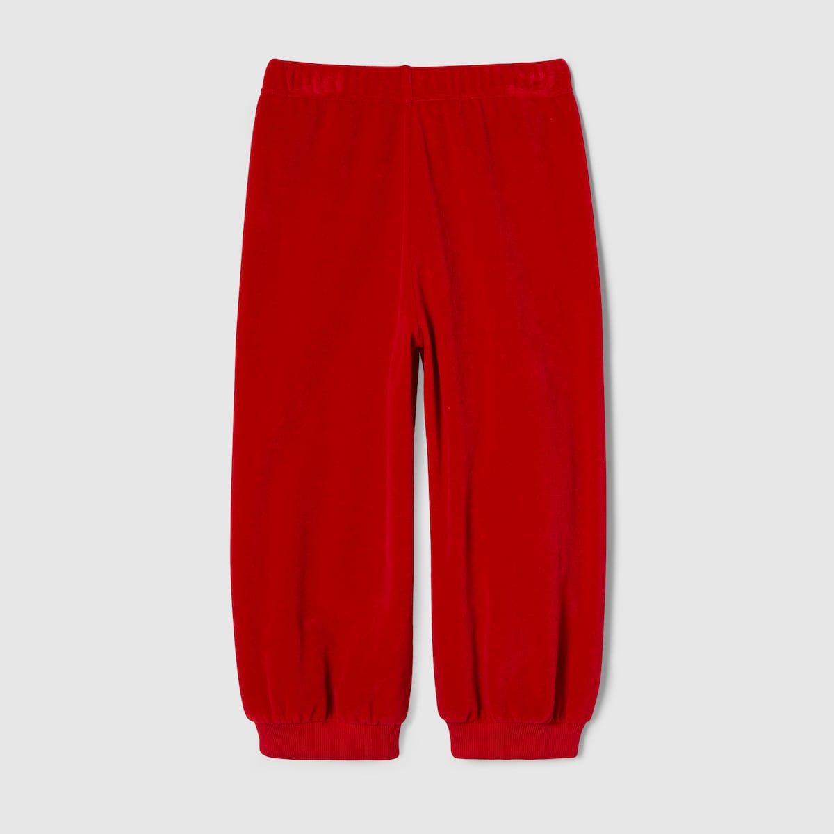 Children's chenille jogging pants in red - thumbnail 3