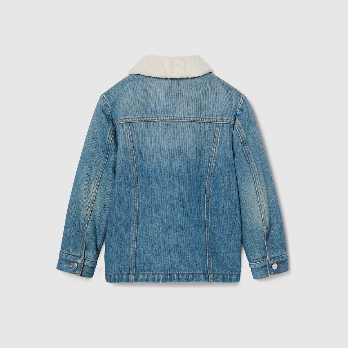Children's denim jacket in blue - thumbnail 4