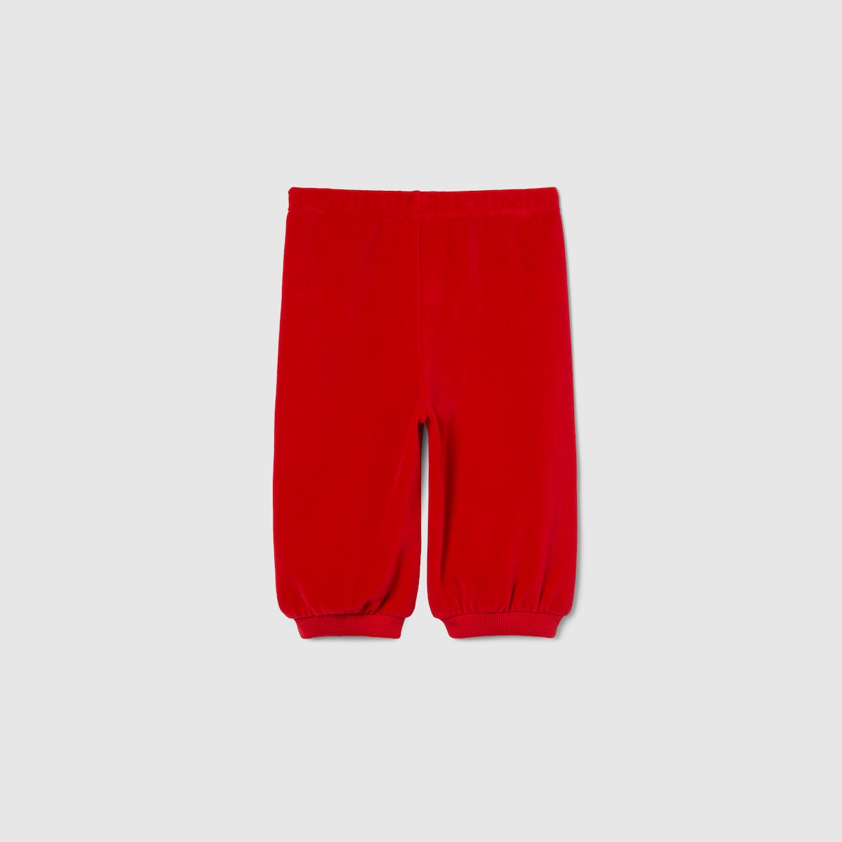 Baby chenille jogging pants in red - thumbnail 3