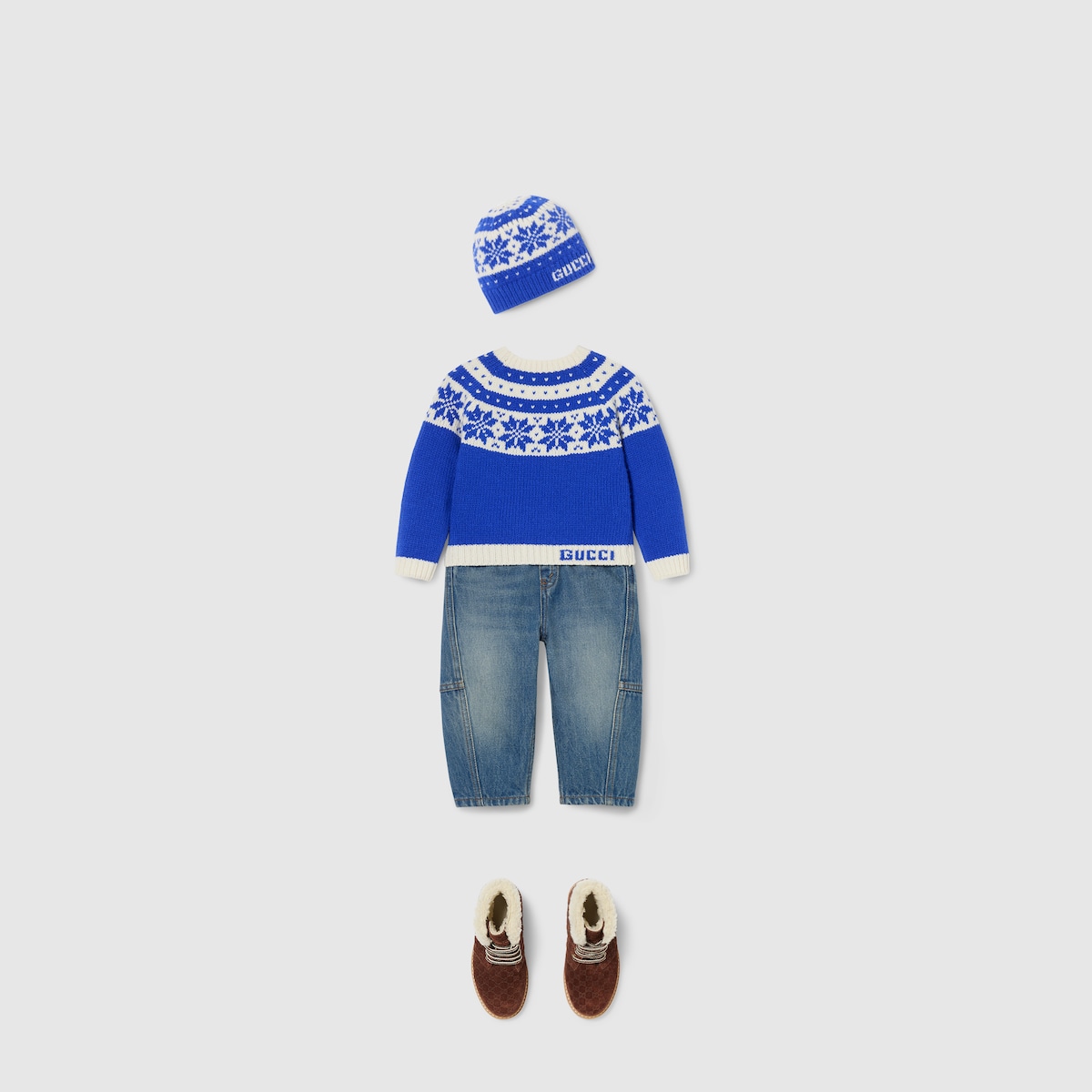 Baby denim pants in blue