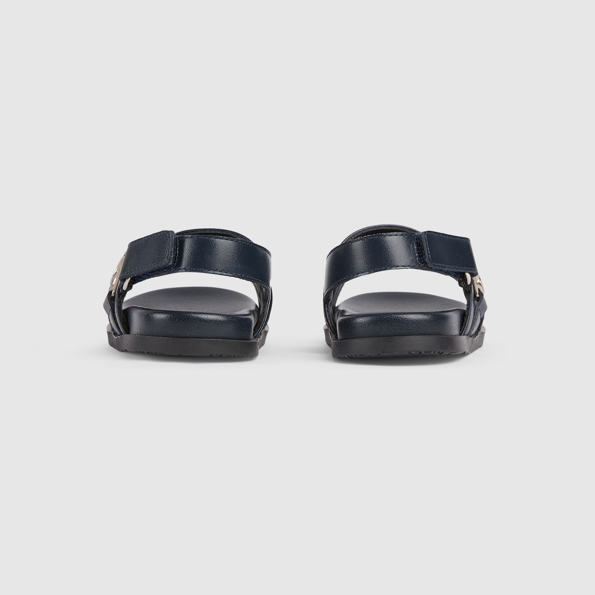 Toddler sandal in dark blue leather - thumbnail 5